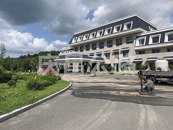 304國道壓漿現場